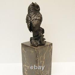 Statue Sculpture Owl Bird Animal Style Art Deco Style Art Nouveau