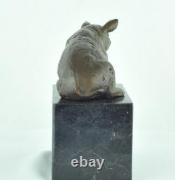 Statue Sculpture Pig Animal Style Art Deco Style Art Nouveau Solid Bronze