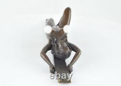 Statue Sculpture Pin-up Sexy Style Art Deco Style Art Nouveau Massive Bronze Sign Statue Sculpture Pin-up Sexy Style Art Deco Style Art Nouveau Massive Bronze Sign