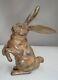 Statue Sculpture Rabbit Hare Animal Hunting Art Deco Art Nouveau Style