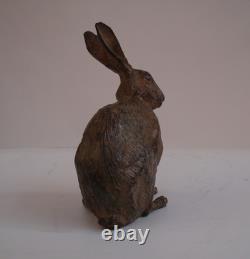 Statue Sculpture Rabbit Hare Animal Hunting Art Deco Art Nouveau Style Statue Sculpture Rabbit Hare Animal Hunting Art Deco Art Nouveau Style