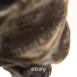 Statue Sculpture Sexy Young Woman Art Deco Art Nouveau Massive Bronze