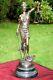 Statue Sculpture The Justice Themis Art Deco Style Art Nouveau Bronze Massi