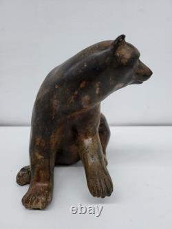 Statue Sculpture in Animalier Style, Art Deco Style, Art Nouveau, Solid Bronze S