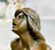 Substantial Superb Erotic Nude Bronze Statue Figurine Sculpture Art Deco Statue
