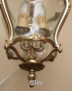 Superb Bronze Lantern Louis XV Style In Working Order