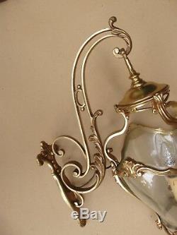 Superb Bronze Lantern Louis XV Style In Working Order