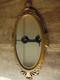 Superb Oval Bronze Mirror In Art Deco Style + Its Bronze Hook