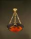 Suspended 1920-year Vasque In Bronze In Molated Glass Degued
