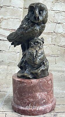 The Chouette Art Deco, Beautiful Bronze Statue Sculpture Font Classic Open