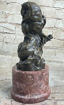 The Chouette Art Deco, Beautiful Bronze Statue Sculpture Font Classic Open