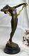 The New Art Deco Bronze Statue Sculpture "the Naked Beautiful Vine"