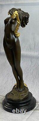 The New Art Deco Bronze Statue Sculpture 'The Naked Beautiful Vine'