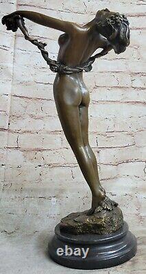 The Vine Beautiful Nude Art Deco New Bronze Statue Sculpture New Figurine