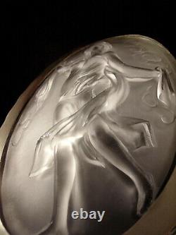 The .b. - Val Saint-lambert Apply Art Deco In Bronze Nickeled And Plate 1930