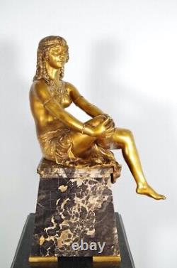 Théophile François Somme bronze Art Deco