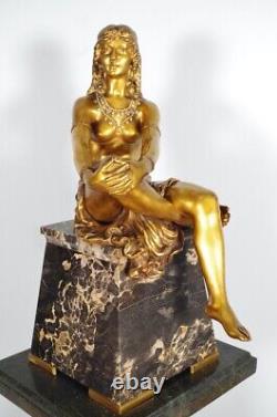 Théophile François Somme bronze Art Deco