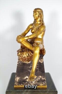 Théophile François Somme bronze Art Deco