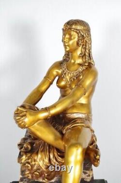 Théophile François Somme bronze Art Deco