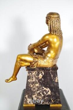 Théophile François Somme bronze Art Deco