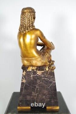 Théophile François Somme bronze Art Deco