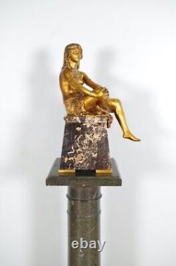 Théophile François Somme bronze Art Deco