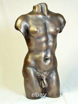 Torse Man Naked, Statue Deco Home Art Gift