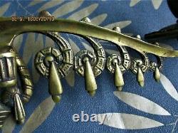 Toupie Applique From Piano Bronze Solid Support Petroleum Lamps Signed Art Deco