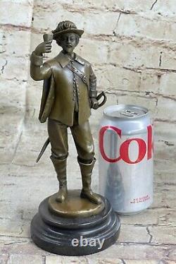 True Pure Classic Bronze Cavalry Soldier Renaissance Art Deco