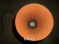 Tulip Pate Glass Lamp Bronze Foot Art Deco/new 1900 Era Daum Muller