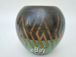 Vase Ball Dinanderie Art Nouveau Wmf Ikora Made In Germany