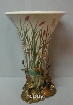 Vase Figure Frog Style Art Deco Style Art Nouveau Porcelaine Bronze