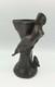 Vase Sculpture Suzanne Bizard Fairy Nymph Bronze Art Deco 1930 Art Cast Iron