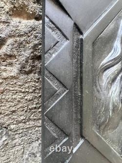 Very Rare Art Deco Bronze Medal Plaque JESUS CHRIST by A. Dubois