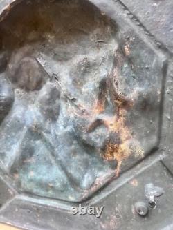 Very Rare Art Deco Bronze Medal Plaque JESUS CHRIST by A. Dubois