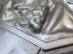 Very Rare Art Deco Bronze Medal Plaque JESUS CHRIST by A. Dubois