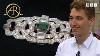 Vibrant 90-year-old Art Deco Emerald & Diamond Brooch Worth Thousands Bbc Antiques Roadshow Uk