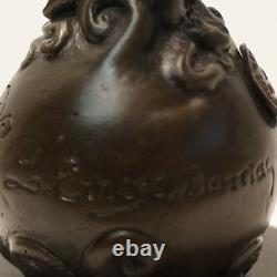 Victory Statue Sculpture, Art Deco / Art Nouveau Style, Solid Bronze, Signed