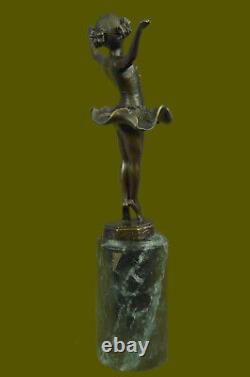 Vienna Bronze Art Deco Bronze Sculpture Ballerina Statue Art Figurine