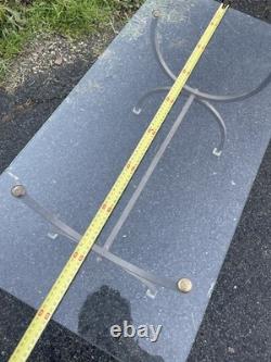 Vintage 1950s Art Deco Bronze Coffee Table Base – Glass Needs Replacing