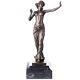 Vintage Art Deco Bronze Figure Dancer Nude