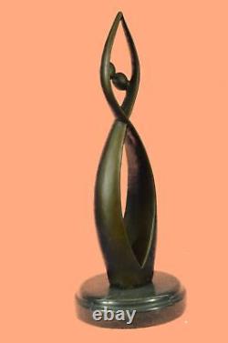 Vintage Bronze Abstract Sculpture of the Modernist Art Deco Era