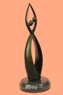Vintage Bronze Abstract Sculpture of the Modernist Art Deco Era