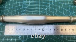 Vintage Door Pull Handle or Towel Rack Bronze White Art Deco 1930s