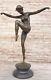 Vintage Grand Art Deco Dancer Dimitri Chiparus Bronze Sculpture Statue