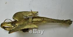 Wall Mural Art Deco Bronze Bird Heron Golden Era 1930 Albert Cheuret