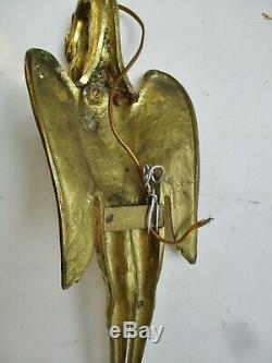 Wall Mural Art Deco Bronze Bird Heron Golden Era 1930 Albert Cheuret