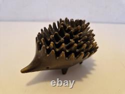 Walter Bosse Set of 6 nested hedgehog bronze ashtrays complete 60's