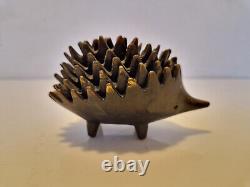 Walter Bosse Set of 6 nested hedgehog bronze ashtrays complete 60's