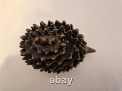 Walter Bosse Set of 6 nested hedgehog bronze ashtrays complete 60's